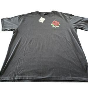 NWT Unisex Oversized Forever 21 Home Grown Buds Rose Graphic T-Shirt Size L